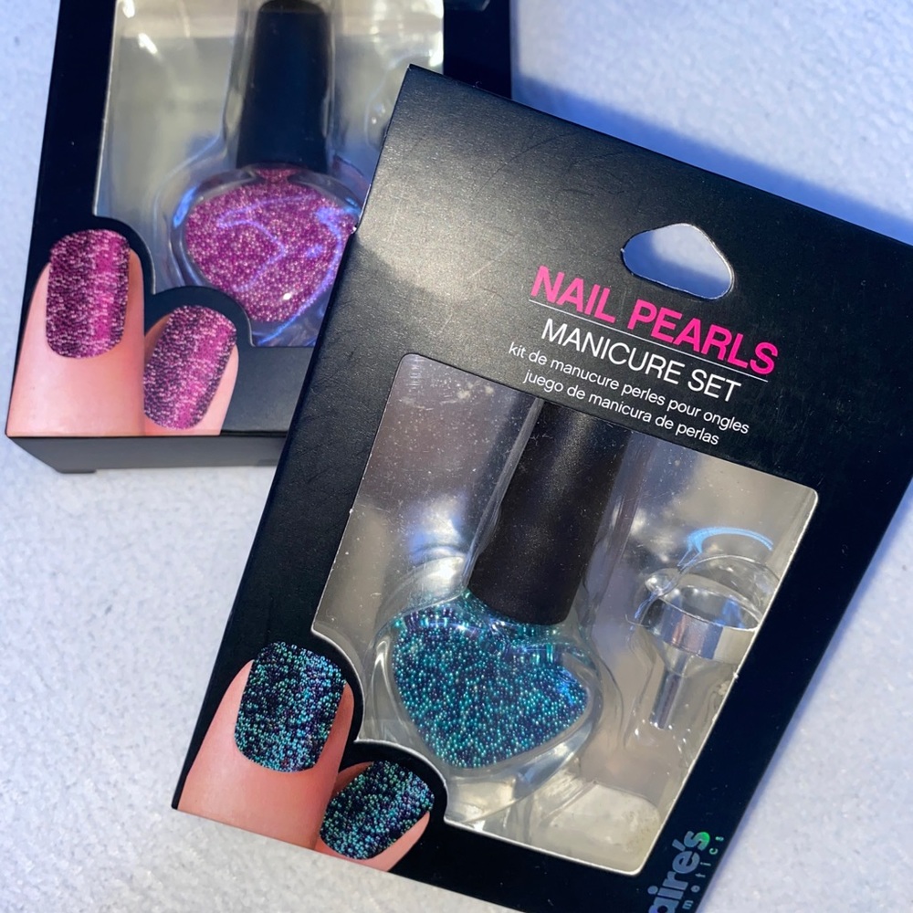 Nail pearls manicure set